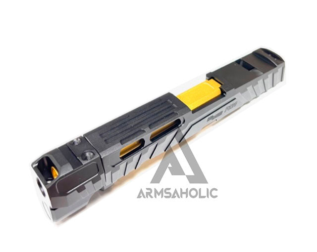 Load image into Gallery viewer, NOVA CNC Aluminum P320 Spectre Comp Slide Set For SIG AIR M17/ M18 GBB Series - Black