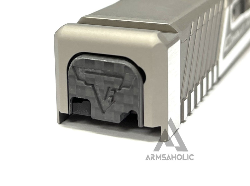 Load image into Gallery viewer, Nova - T-Style 34 MOS RMR CNC Aluminum Slide Set for Marui G17/34 GBB Tactical Shiny Silver