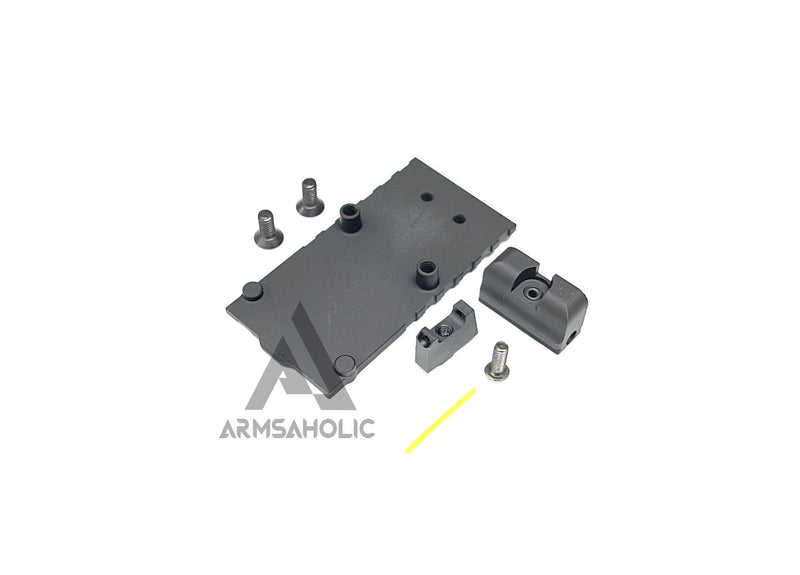 Load image into Gallery viewer, Nova - T-Style 34 MOS RMR CNC Aluminum Slide Set for Marui G17/34 GBB Tactical Shiny Silver