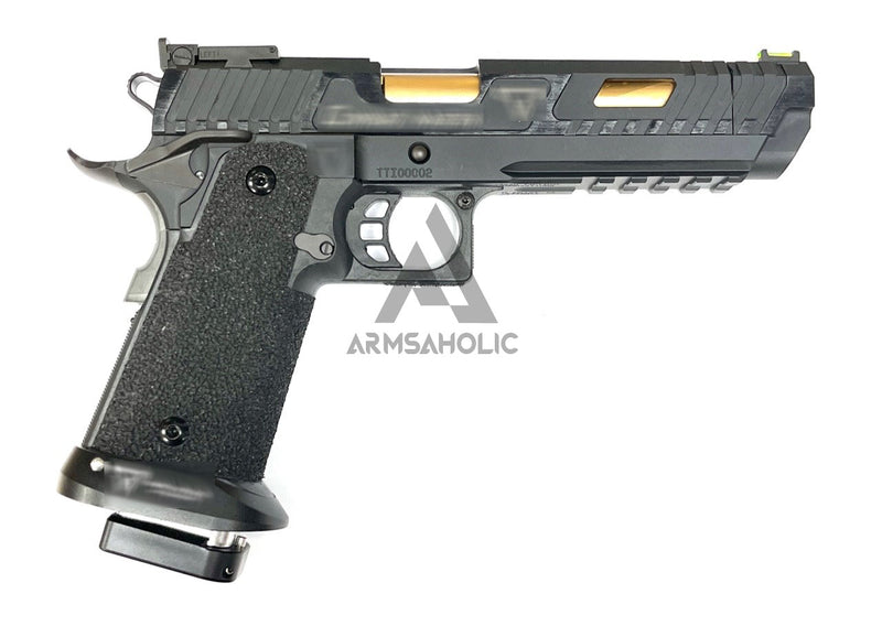 Load image into Gallery viewer, ArmsAholic Custom - JW3 COMBAT MASTER Sight Block Airsoft GBB - 2023 Version HI-CAPA Black
