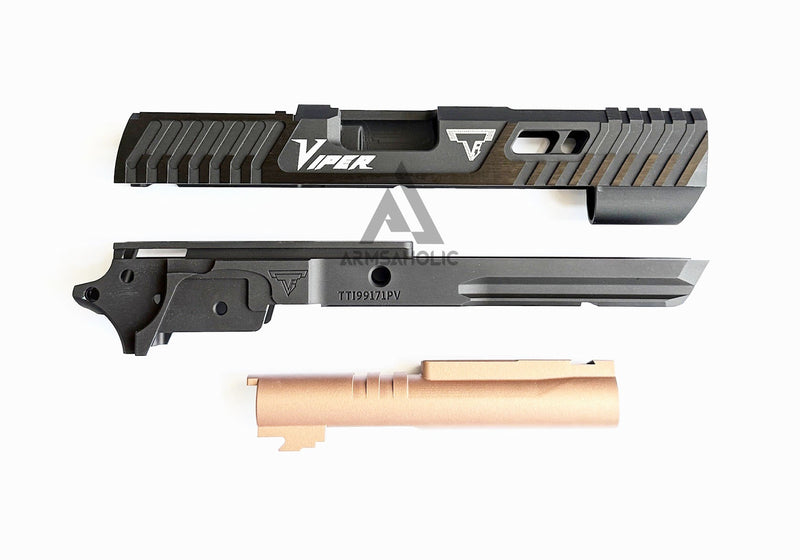 Load image into Gallery viewer, Bomber CNC Aluminum T-Style Viper Kit for Tokyo Marui Hi-Capa GBB Airsoft series - Movie Version
