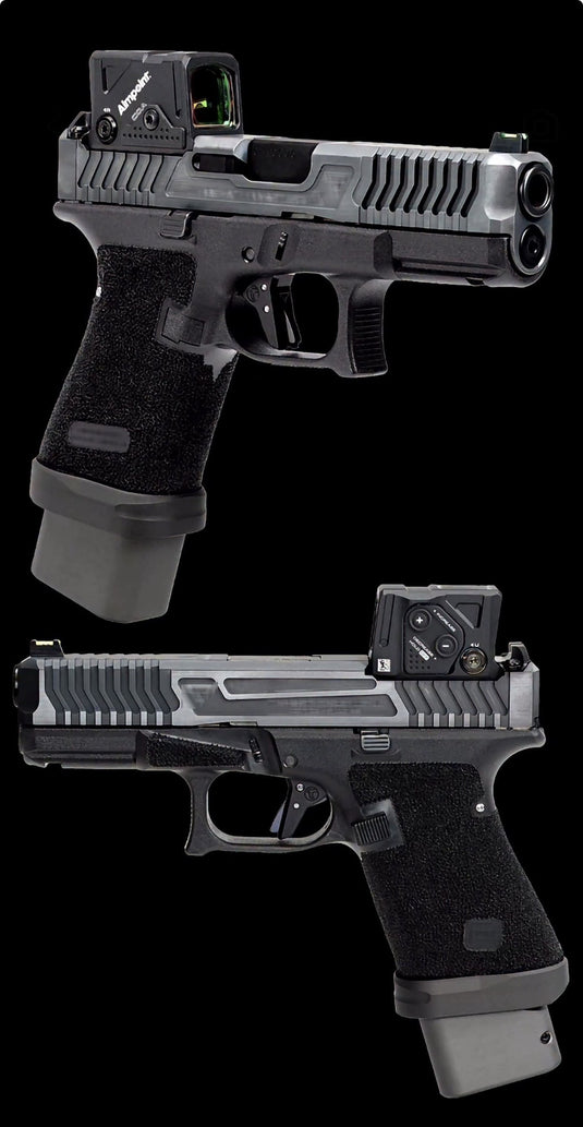 Armsaholic Custom T-style Lower Frame For Marui 19 Gen5 Airsoft GBB - Black