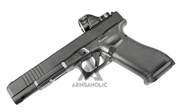 將圖片載入圖庫檢視器，Bomber CNC Aluminum G17L Gen5 MOS slide set for Marui G17 Gen5 GBB Airsoft
