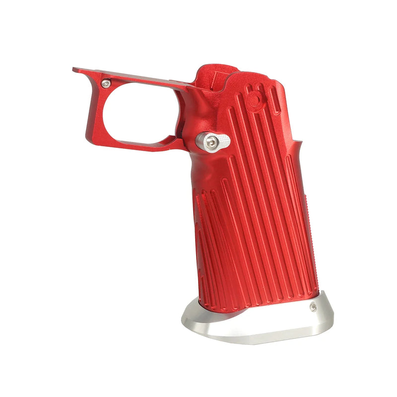 Chargez l'image dans la visionneuse de la galerie, 5KU Poignée CNC Aluminium Type.2 pour Marui Hi-Capa GBB Airsoft - Argent (5KU-GB-490-S)
