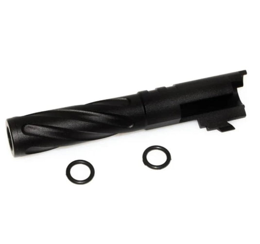 5KU Tornado Aluminum Threaded Outer Barrel for TM Marui 4.3 Hi-Capa (+11mm CW) GB-523