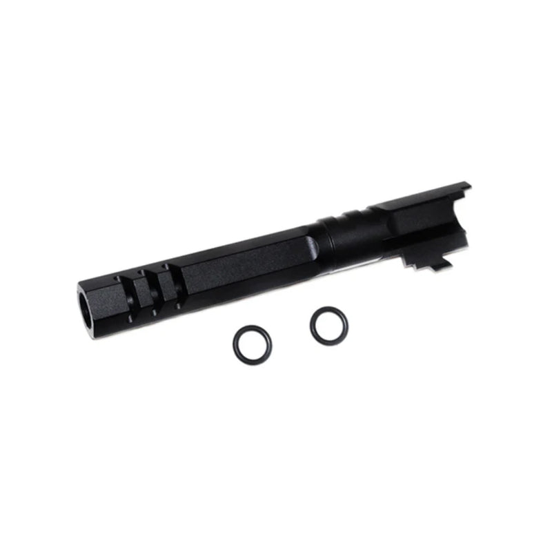 Load image into Gallery viewer, 5KU 5.1 Inch Aluminum Hex Threaded Outer Barrel for Marui Hi-Capa Airsoft #GB-548
