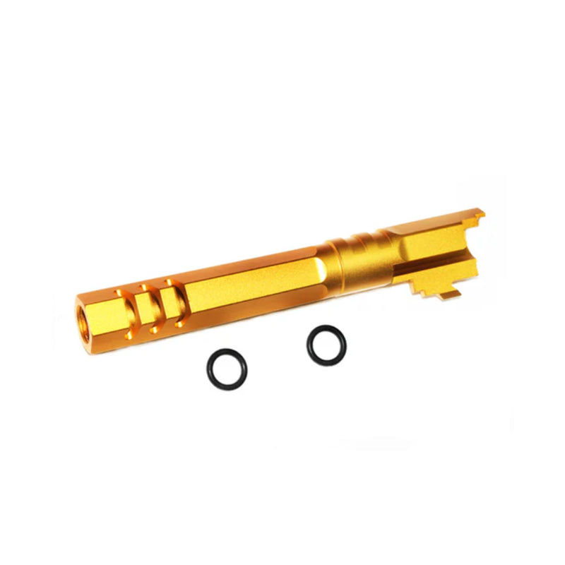 Load image into Gallery viewer, 5KU 5.1 Inch Aluminum Hex Threaded Outer Barrel for Marui Hi-Capa Airsoft #GB-548
