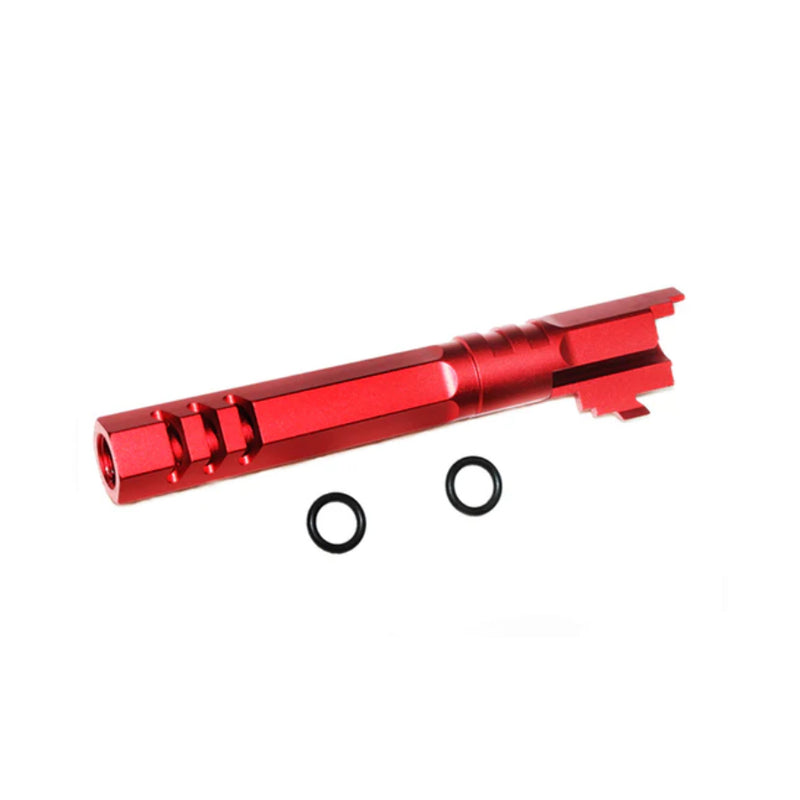 Load image into Gallery viewer, 5KU 5.1 Inch Aluminum Hex Threaded Outer Barrel for Marui Hi-Capa Airsoft #GB-548
