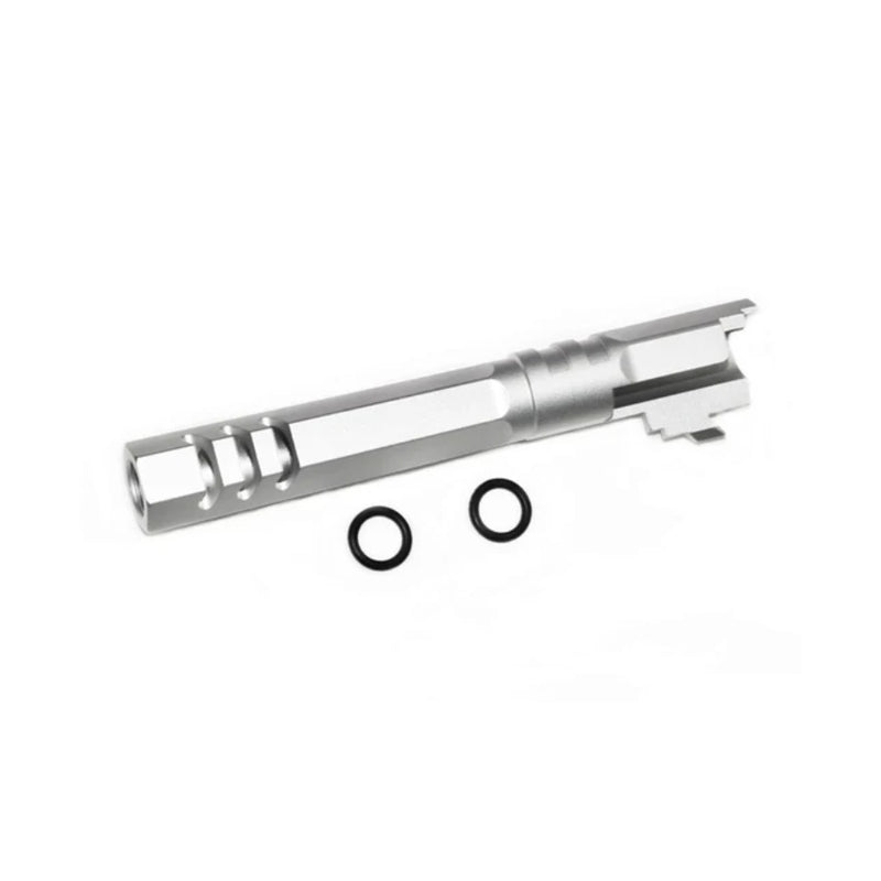 Load image into Gallery viewer, 5KU 5.1 Inch Aluminum Hex Threaded Outer Barrel for Marui Hi-Capa Airsoft #GB-548
