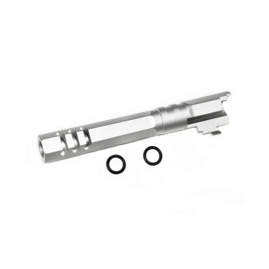 5KU 5.1 Inch Aluminum Hex Threaded Outer Barrel for Marui Hi-Capa Airsoft