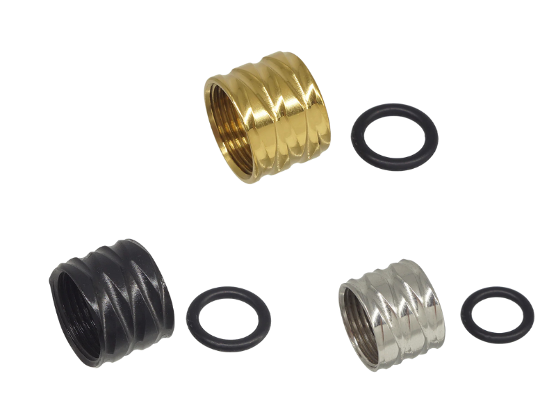 Load image into Gallery viewer, 5KU Rhombus Knurled Thread Protector for 14mm- #5KU-GB-578
