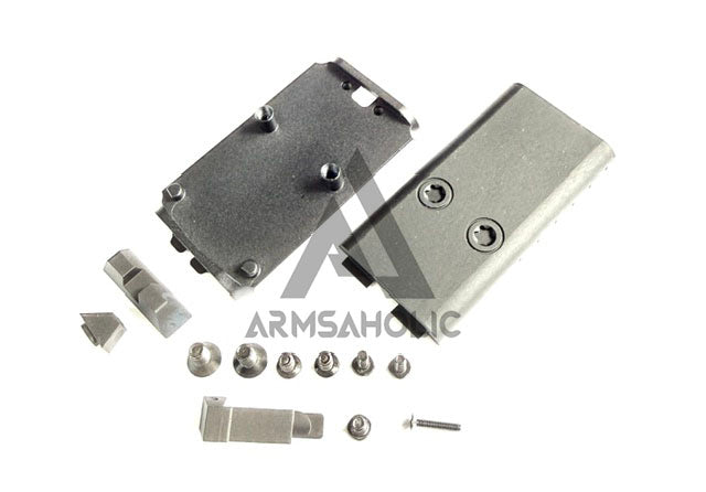 將圖片載入圖庫檢視器，Bomber CNC Aluminum G17L Gen5 MOS slide set for Marui G17 Gen5 GBB Airsoft
