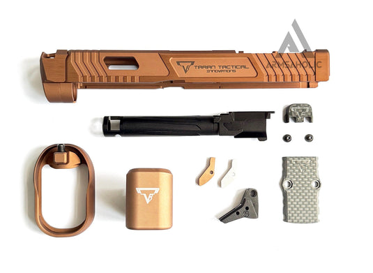 Bomber T-style Combat Master XR G45 RMR slide set for Marui G17/G19 Gen5 GBB Airsoft ( Official version )