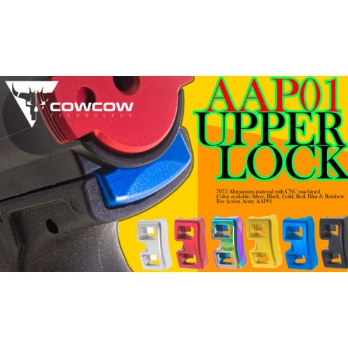 Load image into Gallery viewer, CowCow AAP01 Aluminum Upper Lock - Black - #CCT-AAP01-031
