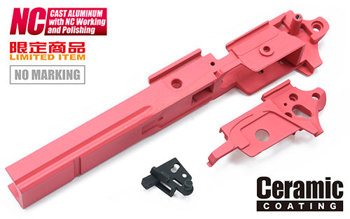 Load image into Gallery viewer, Guarder Aluminum Frame for MARUI HI-CAPA 4.3 (4.3 Type/NO Marking/Pink) #CAPA-61(PINK)
