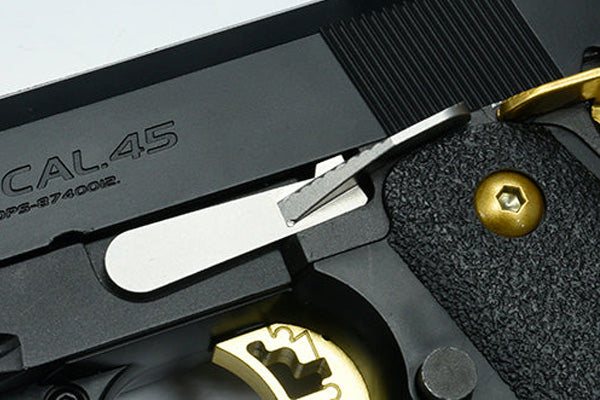 Guarder Stainless Slide Stop for MARUI HI-CAPA 5.1 Gold Match (Silver) #CAPA-77(SV)