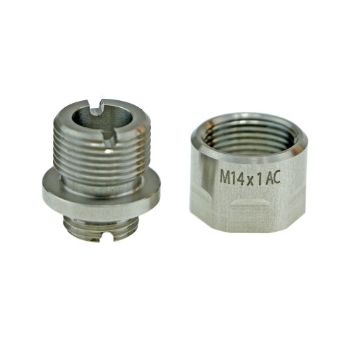 CowCow A01 Stainless Steel Silencer Adapter (11mm to 14mm, Silver) #CCT-TMHC-017