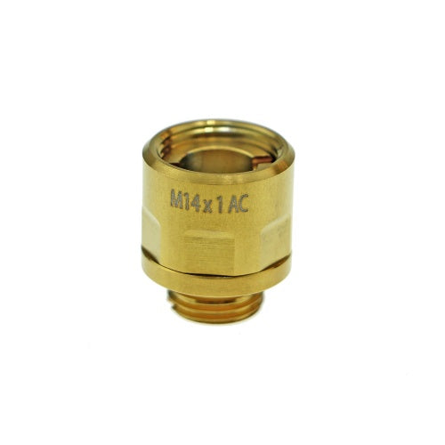 CowCow A01 Stainless Steel Silencer Adapter (11mm to 14mm, Gold) #CCT-TMHC-019