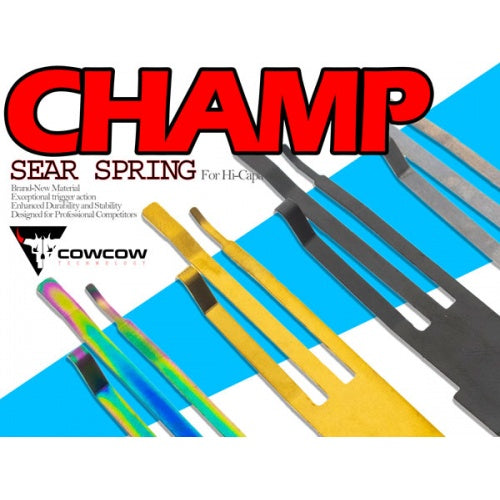 COWCOW CHAMP Sear Spring For Hi-CAPA, 1911 (Black, Silver, Rainbow & Gold)