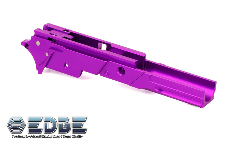Load image into Gallery viewer, EDGE Custom &quot;STRAT&quot; 3.9 inch Aluminum Frame for Hi-Capa - Purple #EDGE-AF001-39-PU
