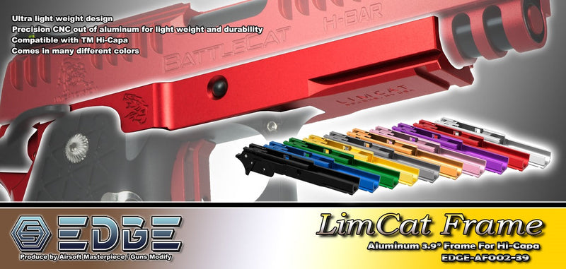 Load image into Gallery viewer, EDGE &quot;LimCat BattleCat&quot; Aluminum 3.9&quot; for Hi-CAPA #EDGE-AF002-39
