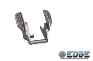 EDGE Custom “ALBATROSS” Aluminum Ambi Thumb Safeties for Hi-CAPA / 1911 Grey