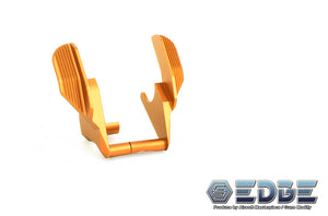 EDGE Custom “ALBATROSS” Aluminum Ambi Thumb Safeties for Hi-CAPA / 1911 Orange