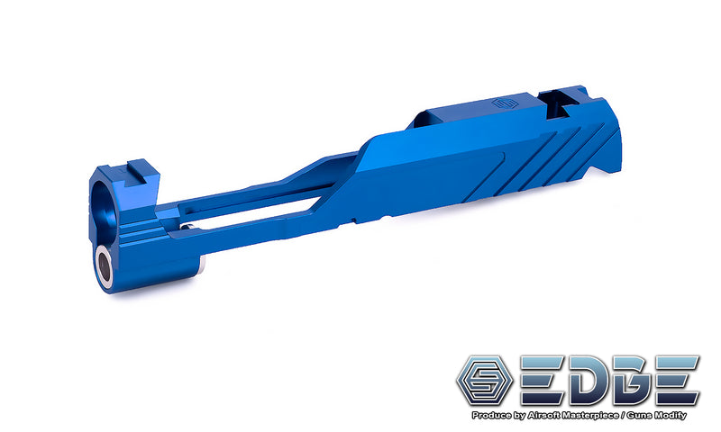 Load image into Gallery viewer, EDGE Custom “MEGA” Aluminum Standard Slide for Hi-CAPA 4.3 #EDGE-SL012-43BL Blue
