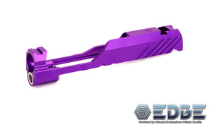 EDGE Custom “MEGA” Aluminum Standard Slide for Hi-CAPA 4.3 #EDGE-SL012-43PU Purple