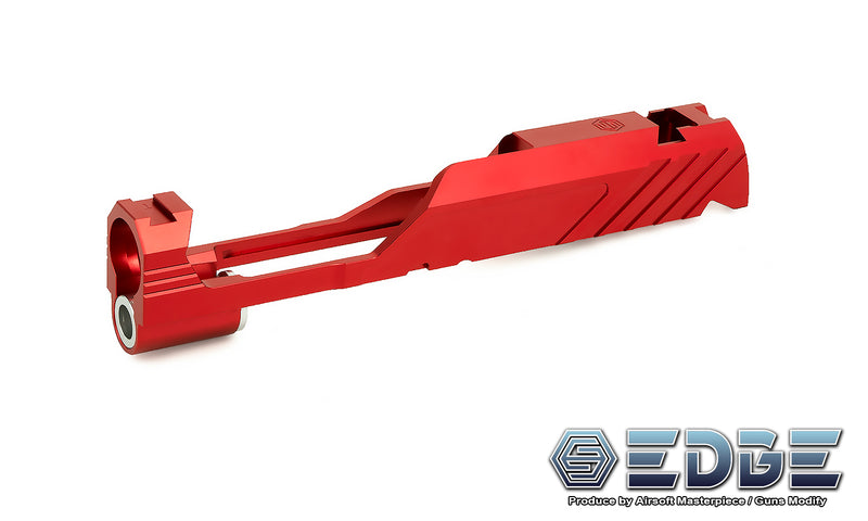 Load image into Gallery viewer, EDGE Custom “MEGA” Aluminum Standard Slide for Hi-CAPA 4.3 #EDGE-SL012-43RD Red
