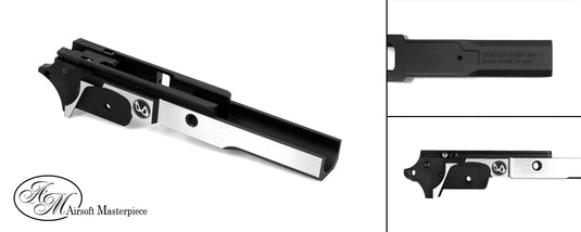 Airsoft Masterpiece Aluminum Frame – INFINITY 3.9″ Black 2-tone #F-IF39DS-TT