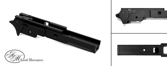 Airsoft Masterpiece Aluminum Frame - 2011 3.9 with Tactical Rail - Black
