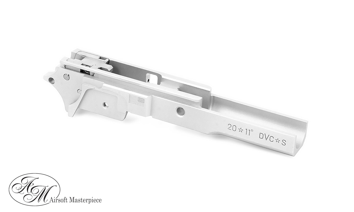 Airsoft Masterpiece DVC STEEL 3.9" Aluminum Advance Frame For Hi-Capa 5.1 #F-ST39DVCS-SL Silver