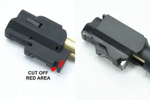 Load image into Gallery viewer, Guarder Steel CNC Threaded Outer Barrel for FMG9 (14mm Negative/Black) #FMG9-04(BK)
