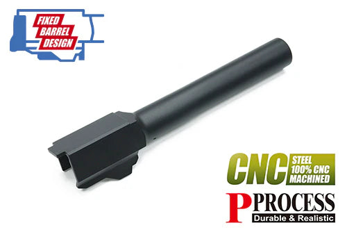 Guarder Steel CNC Outer Barrel for FMG9 (Standard/Black) #FMG9-10(BK)