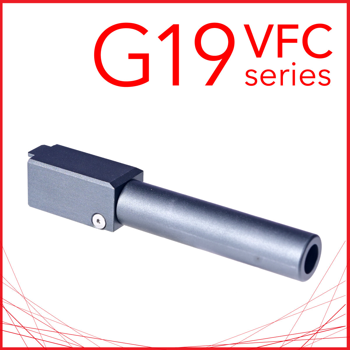 UNICORN Unicorn – G19 Fixed NotDrop Outer Barrel FOR VFC/Umarex GLOCK G19 G45 GBB
