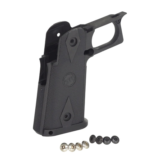 5KU STI Style Nylon Polymer Grip for Marui Hi-Capa GBB Pistol - Black #5KU-GB-470