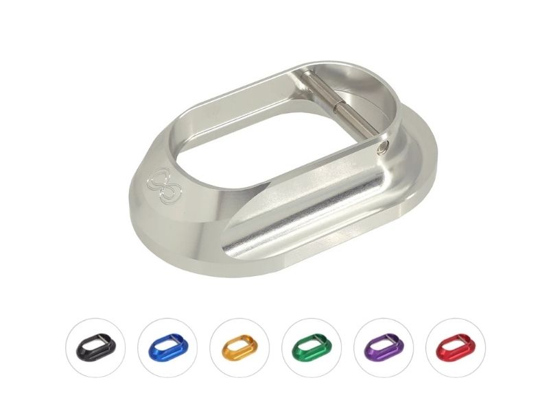 ギャラリービューアに画像をロードする, 5KU Aluminum XL Infinity Magwell for 5KU CNC Hi-Capa Grip ( 5KU-GB-596
