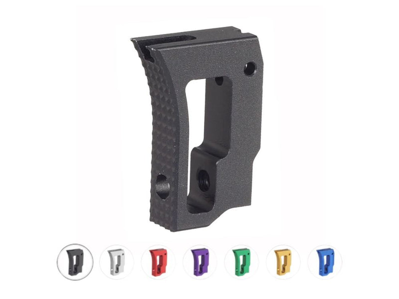 Load image into Gallery viewer, 5KU Aluminum Upper Curved Adjustable Trigger for Marui Hi-Capa GBB #GB-640
