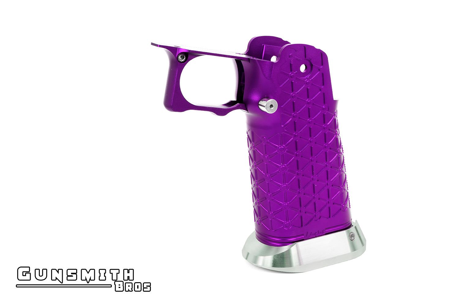 Gunsmith Bros Aluminum Grip for Hi-CAPA Type 01 (LimCat) - Purple #GB-G-01-PU