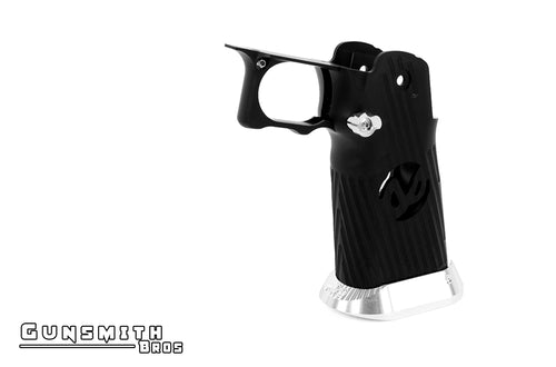 Gunsmith Bros Aluminum Grip for Hi-CAPA Type 03 (Infinity) - Black #GB-G-03-BK