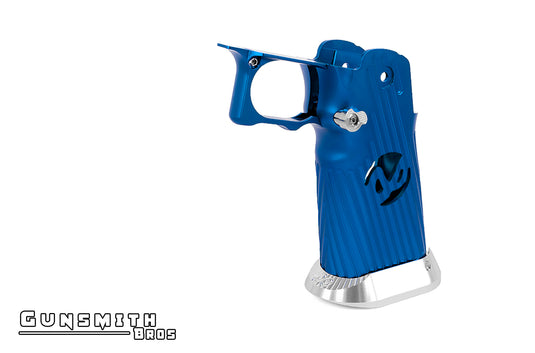 Gunsmith Bros Aluminum Grip for Hi-CAPA Type 03 (Infinity) - Blue #GB-G-03-BL