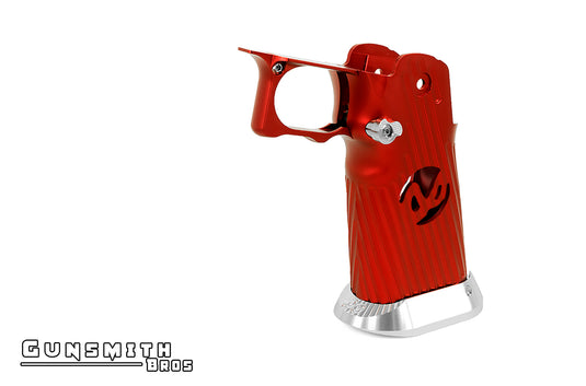 Gunsmith Bros Aluminum Grip for Hi-CAPA Type 03 (Infinity) - Red #GB-G-03-RD