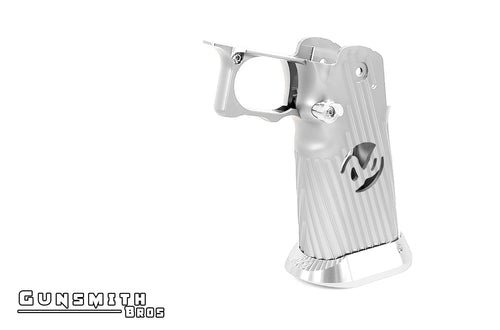 Gunsmith Bros Aluminum Grip for Hi-CAPA Type 03 (Infinity) - Silver #GB-G-03-SV