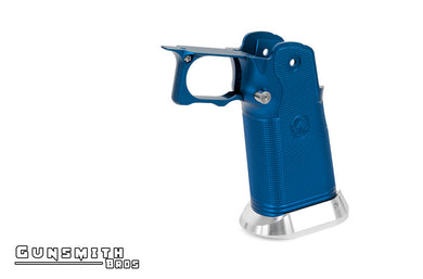 Gunsmith Bros Aluminum Grip for Hi-CAPA Type 04 (LimCat) - Blue #GB-G-04-BL