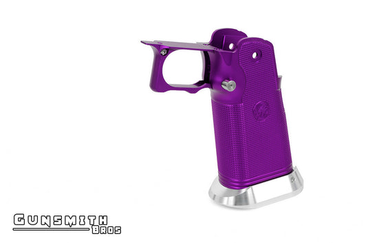 Gunsmith Bros Aluminum Grip for Hi-CAPA Type 04 (LimCat) - Purple #GB-G-04-PU