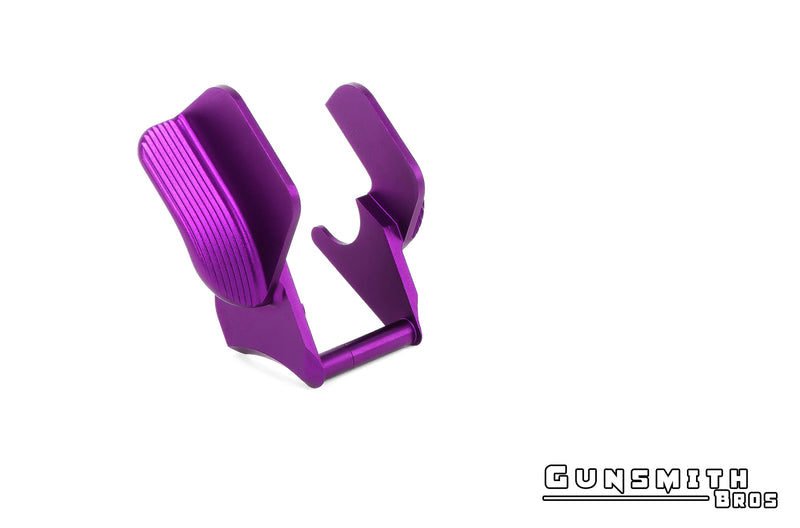 Load image into Gallery viewer, Gunsmith Bros Aluminum Hi-CAPA Thumb Safeties V.1 #GB-HCATS01 PURPLE
