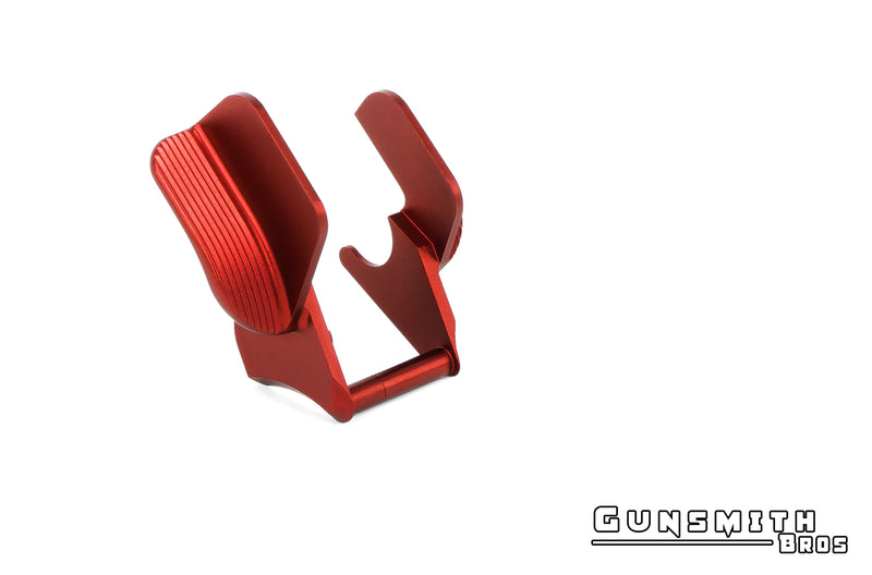 Load image into Gallery viewer, Gunsmith Bros Aluminum Hi-CAPA Thumb Safeties V.1 #GB-HCATS01 RED
