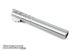 Gunsmith Bros Infinity SVP Steel 5.1 Outer Barrel for HI-CAPA 5.1 - Silver #GB-OBSVP51-SL