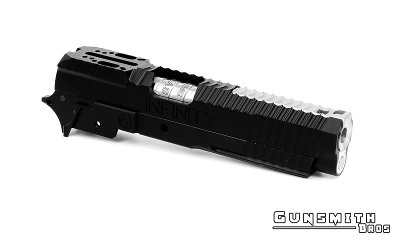 Load image into Gallery viewer, Gunsmith Bros Infinity FORMULA Hybrid Barrel Carry Optic Kit for Hi-CAPA #GB-SK-IFFORHCC (3 Colors)
